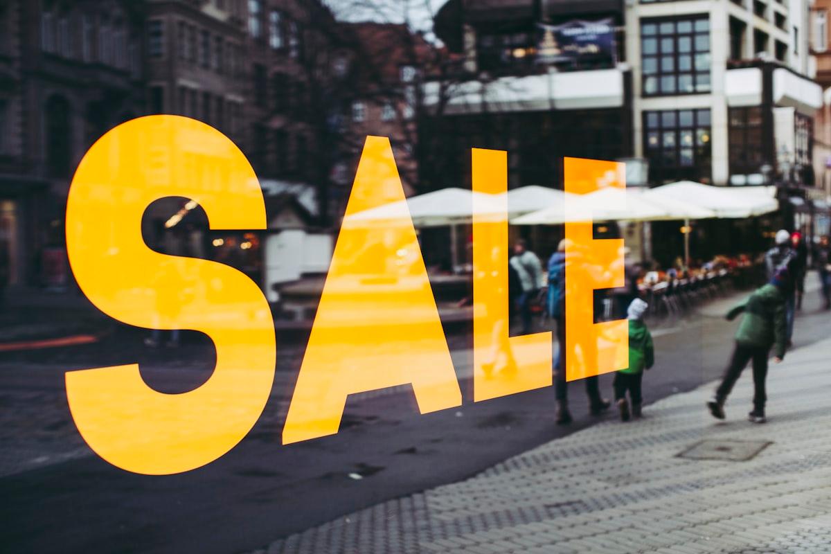 Shopping bags representing retail purchases and volume discounts